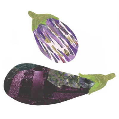 Eggplants in Fresh Produce