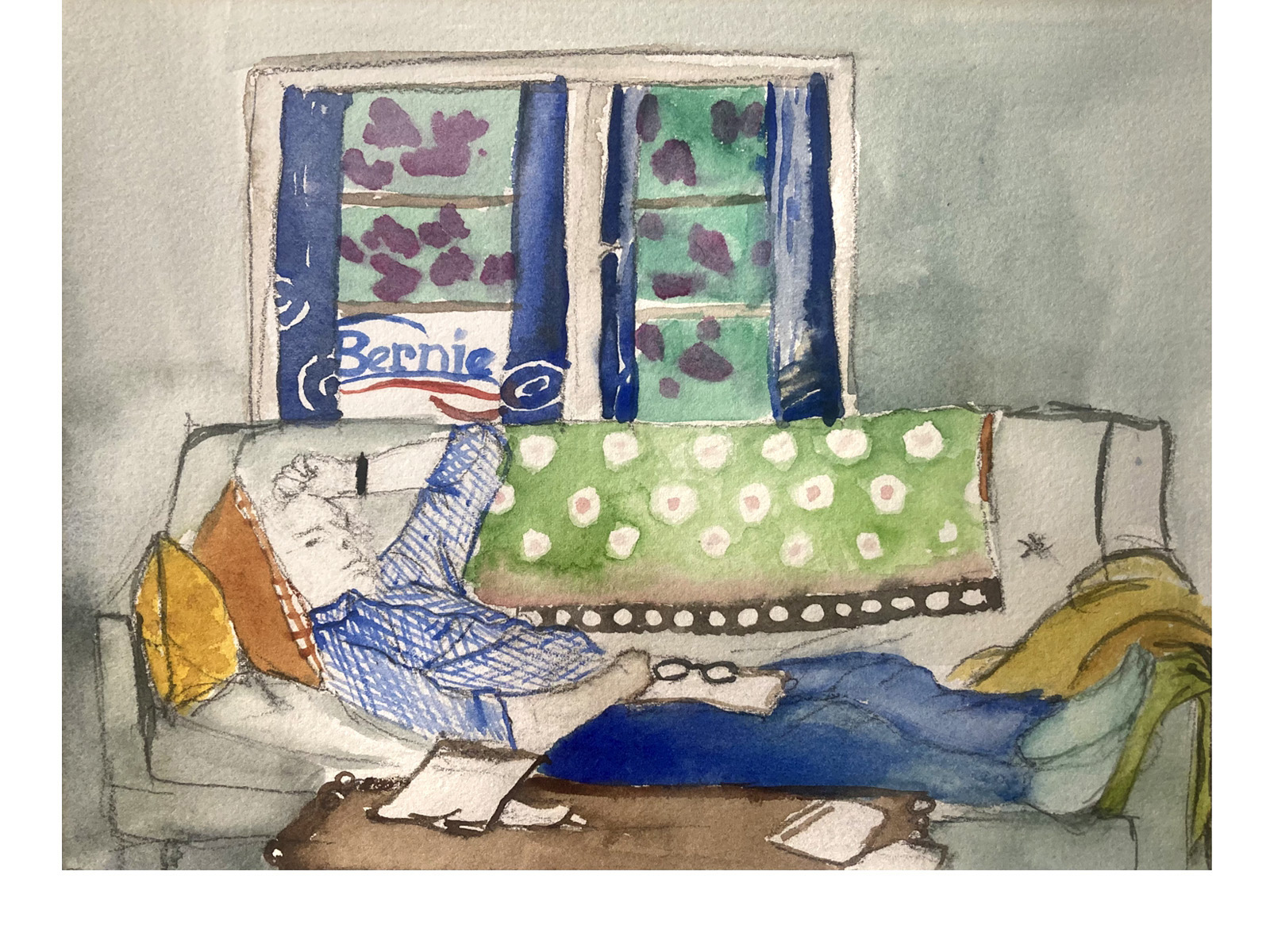 Bernie Resting in the Afternoon